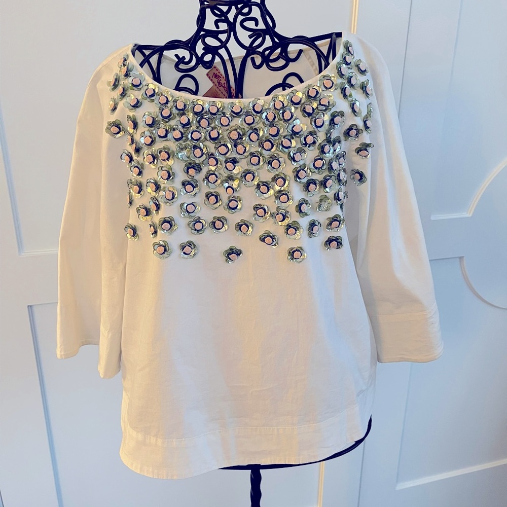 Anthropologie Not so Serious blouse